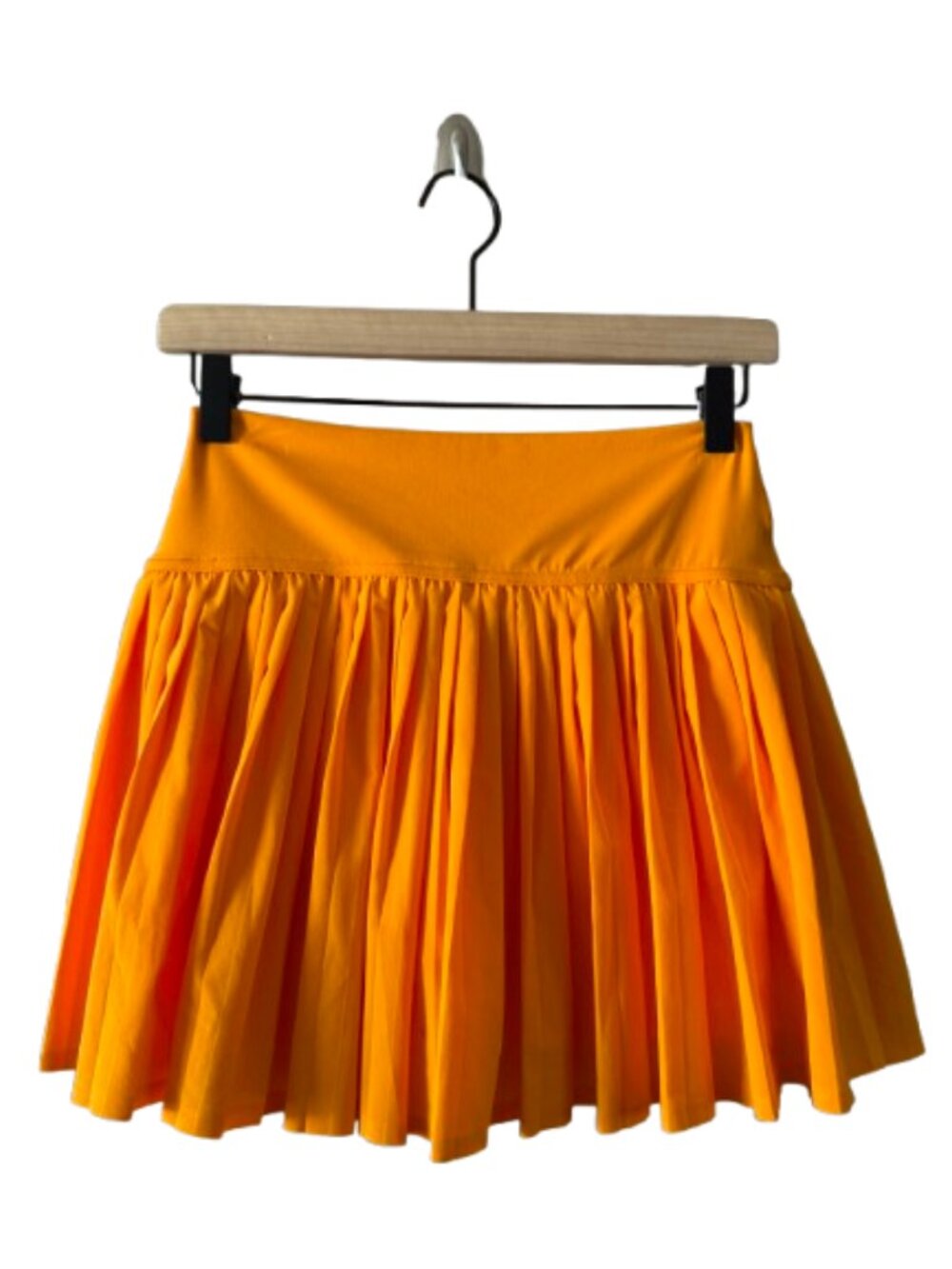 Women's M OFFLINE by Aerie Vibrant Orange Pleated Active Skort